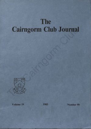 The Cairngorm Club Journal No 99 cover